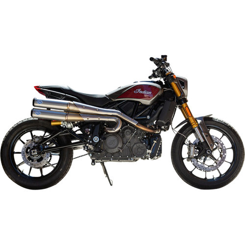 S&S Grand National 2: 2 Hochauspuffanlage Indian FTR1200