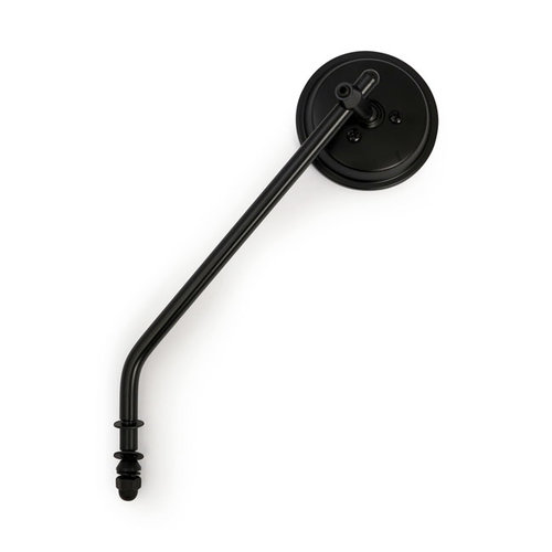 Miroir rond de 3 pouces - long / court et noir / chrome