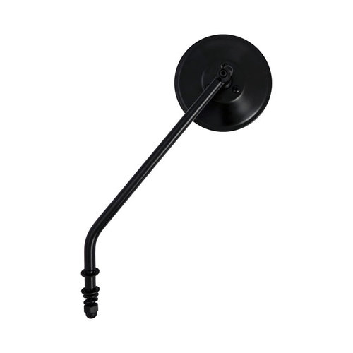 4 Inch Mirror Round - Long / Short & Black / Chrome
