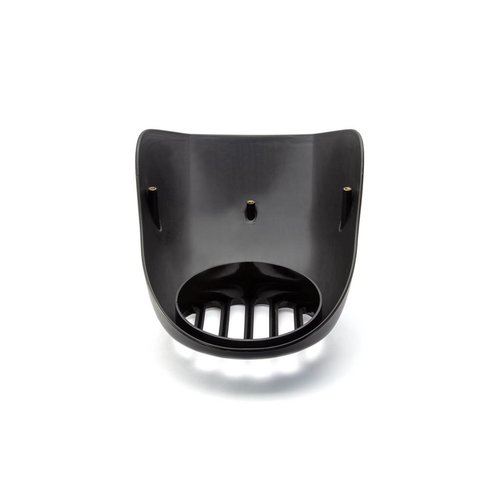 Max Inc Prison Grid Headlight Cowl for Harley Davidson - Gloss Black