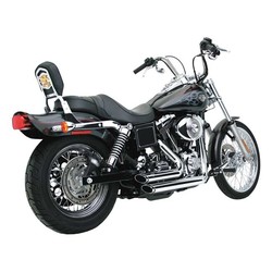 Shortshots Staggered Chrome for 91-05 Dyna