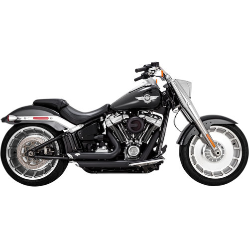 Vance & Hines Shortshots Staggered Demper Zwart 18-20 Softail FLFB/S FXBR/S 19-20 FXDRS