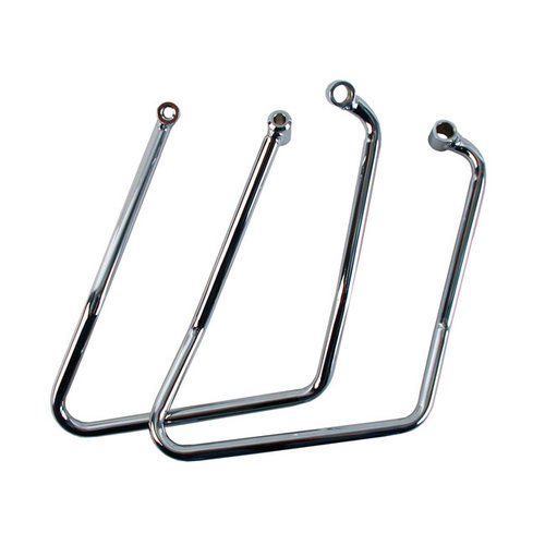 Saddlebag Bracket Set Chrome Harley Sportster XL 00-20