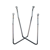 Saddlebag Bracket Set Chrome Harley Dyna FXR 82-94