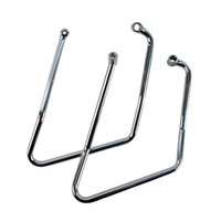 Saddlebag Bracket Set Chrome Harley Sportster XL 94-03