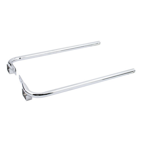 Saddlebag Bracket Set Chrome Harley Touring 93-08