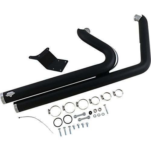 Vance & Hines 2 1/2 inch Big Shots Staggered Dyna 06-17 | Schwarz