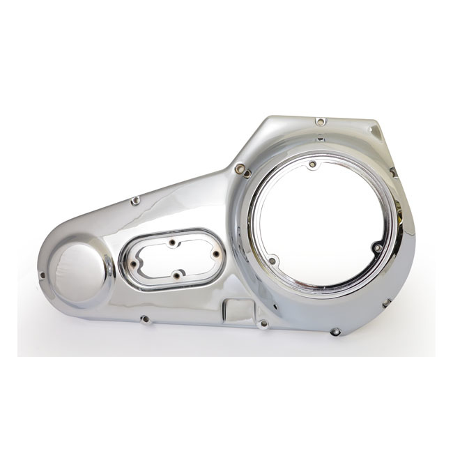 thumbnail image 2 of Chrome Harley Outer Primary Cover Fits EVO Softail 1340cc & Dyna Super Glide (1989-1993) - V-Twin 43-0198 Replacement 2 of 4