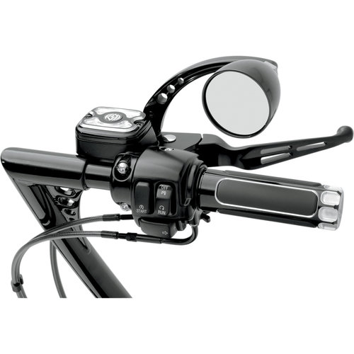 Drag Specialties Jeu de Levier Fendu Large Noir Harley 00-21