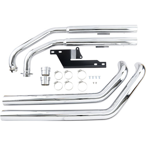 Cobra Kawaski  VN 900 Vulcan Exhaust system Dragster 2 Into 2 Straight-cut