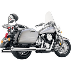 Kawaski VN 1500 Vulcan Systèmes d'échappement True Duals Classic avec embouts à billettes