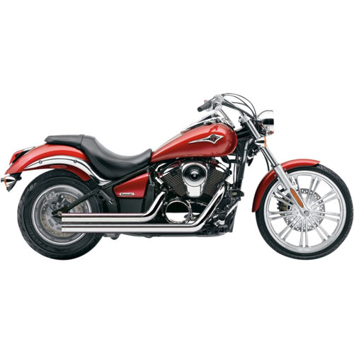 Cobra Kawaski  VN 900 Vulcan Exhaust System Hot Rod Speedster Short W/Powersport 2 Into 2 Straight-Cut