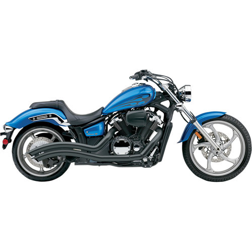 Cobra USA Yamaha XVS Système d'échappement Speedster Swept noir avec capteur O2