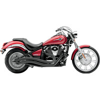 Kawaski  VN 900 Vulcan Speedster swept Exhaust Black