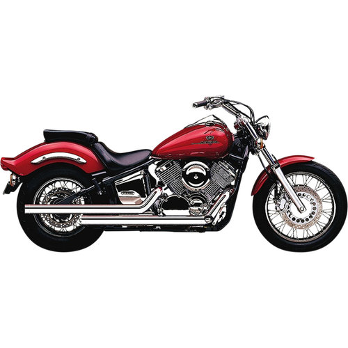 Cobra Yamaha XVS Dragster Système d'échappement Chrome