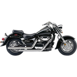 Suzuki C 90 Boulevard Exhaust System Dragster 2 Into 2 Straight-cut Chrome