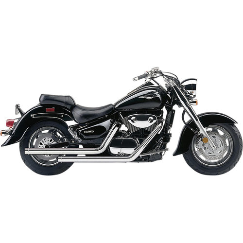 Cobra Suzuki C 90 Boulevard Echappement Dragster 2 en 2 Coupe droite Chrome