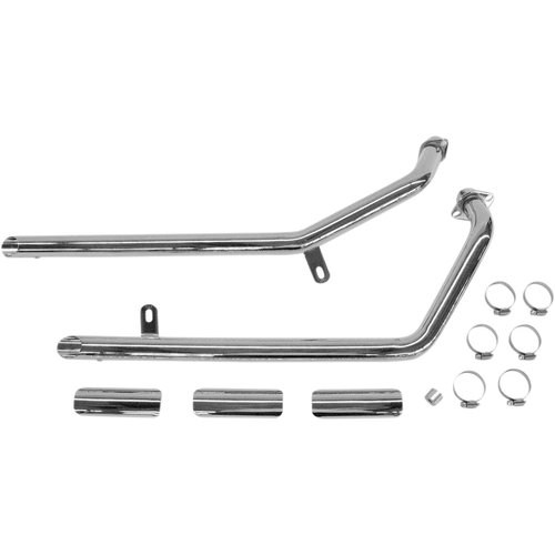 Cobra Honda VT600 Drag Pipes Système d'échappement Chrome