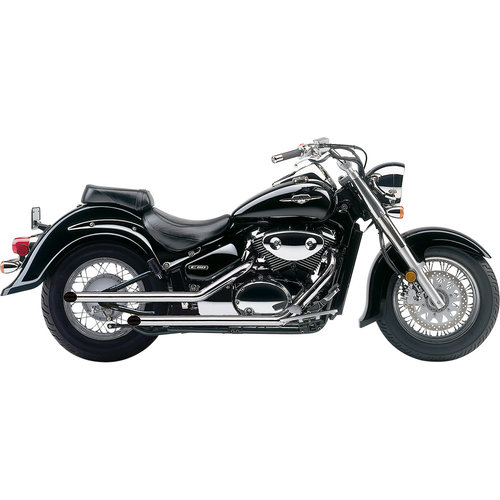 Cobra USA Suzuki C / M 50 Boulevard Uitlaat Staal 2 "Drag Pipe Slash Cut Chroom