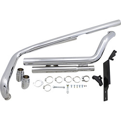 Honda VTX1300C Speedster Slashdown Exhaust System Chrome