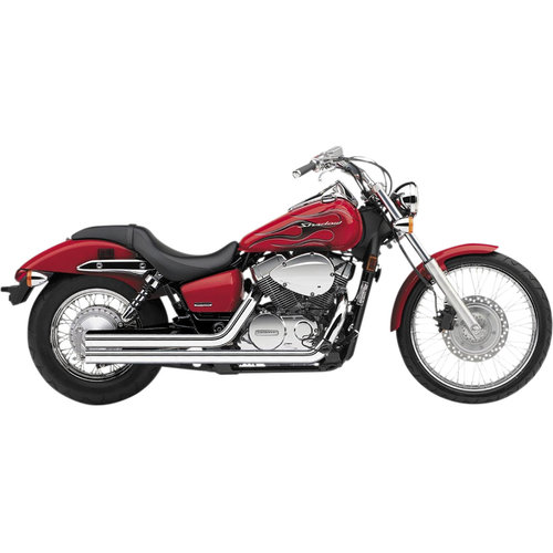 Cobra USA Suzuki C / M 50 Boulevard Echappement Street Rod 2 Into 2 Straight-cut Chrome