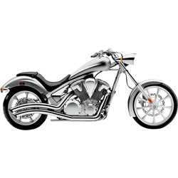 Honda VT1300C(X/S/R) Speedster Swept Exhaust System Chrome