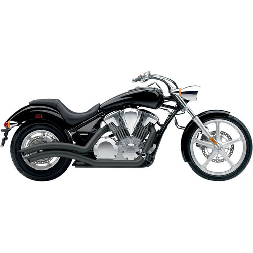 Cobra USA Honda VT1300C(X/S/R) Speedster Swept Exhaust System Black