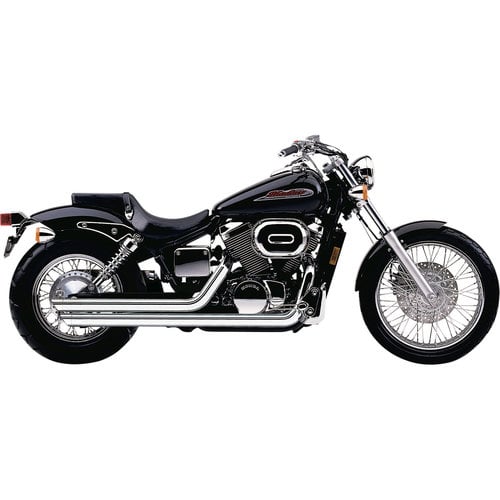 Cobra USA Honda VT750DC Streetrod Slashdown Auspuffanlage Chrom