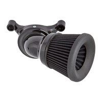 Geschwindigkeit 65 ° Luftfilter Kit Chrom / Schwarz 16-17 Softail / 2017 FXDLS; 08-16 Touring / Trike. (E-Gas)
