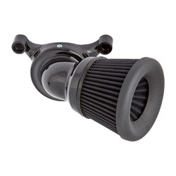 Kit de filtre à air Velocity 65 ° Chrome / Noir 88-20 Sportster XL