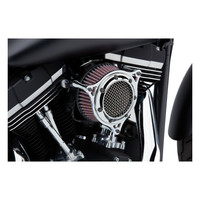 Kit de filtre à air RPT Chrome / Black 16-17 Softail; 2017 FXDLS; 08-16 Touring, Trike