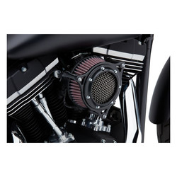 Kit de filtre à air RPT Chrome / Black 16-17 Softail; 2017 FXDLS; 08-16 Touring, Trike