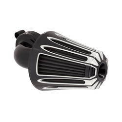 Filtre à air Monster Sucker Deep Cut Chrome / Black 01-15 Softail; 04-17 Dyna; 02-07 FLT/Touring