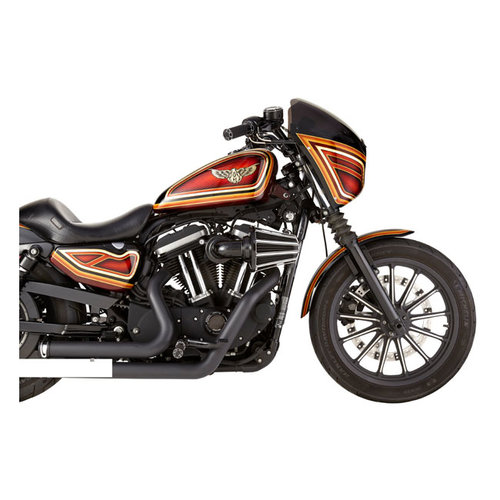 Arlen Ness Monster Sucker Luftfilter 10 Gauge Chrom / Schwarz 18-20 Softail; 17-20 Touring; 17-20 Trikes