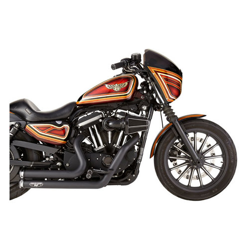 Arlen Ness Monster Sucker Luftfilter Belved Chrome /  Schwarz16-17 Softail; 2017 FXDLS; 08-16 Touring, Trike