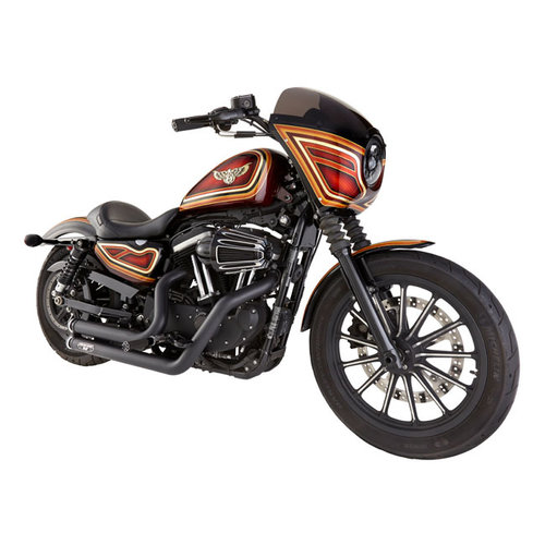 Arlen Ness Monster Sucker Luchtfilter Deep Cut Chroom / Zwart 88-20 Sportster XL