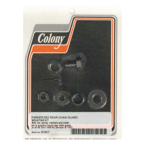 Colony 45CI Rear Chain Guard Mount kit Chrome / Zinc / Parkerized
