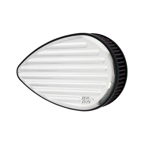 K&N High-Flow Air Intake 16-17 Softail; 2017 FXDLS; 08-16 Touring, Trike (For E-throttle Models)