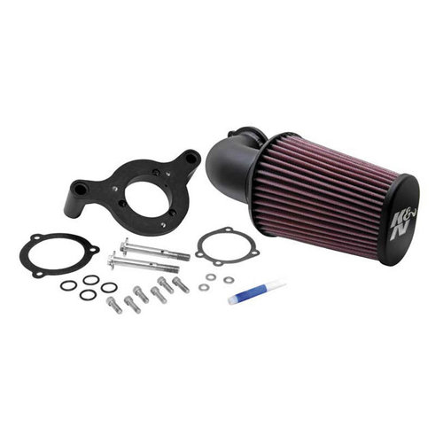 K&N Air Intake Kit Aircharger Performance 01-15 Softail; 04-17 Dyna (excl. 2017 FXDLS); 02-07 FLT/Touring