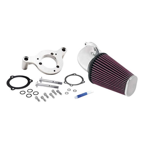 K&N Air Intake Kit Aircharger Performance 01-15 Softail; 04-17 Dyna (excl. 2017 FXDLS); 02-07 FLT/Touring