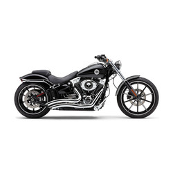 Speedster Short Swept Exhaust 12-17 Softail