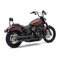 3 "Race Pro Slip-On Uitlaat Chroom / Zwart 18-20 Softail