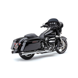 4" Slip-On Mufflers With Race Pro End Caps 17-20 Touring
