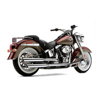 3 "Slip-On uitlaatdempers Chroom 07-16 / 13-16 Softail