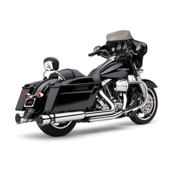 4 " Race Pro Slip-On Uitlaat Chroom / Zwart 95-20 FLT / Touring