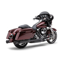 4 " Race Pro Slip-On Uitlaat Chroom / Zwart 95-20 FLT / Touring