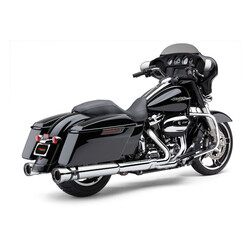 4" Race Pro Slip-On Muffler Chrome / Black 95-20  FLT/Touring