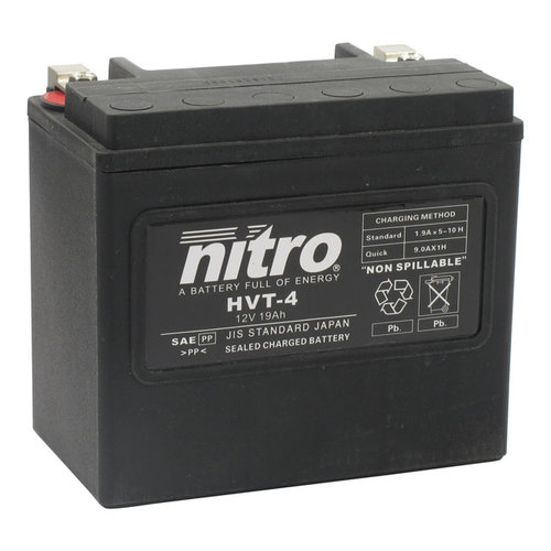 NITRO Batterie HTV-4 pour Harley 91-96 Softail, Dyna