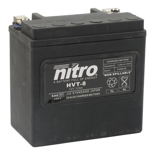 NITRO Batterie HVT-8 pour Harley 02-06 tout V-Rod