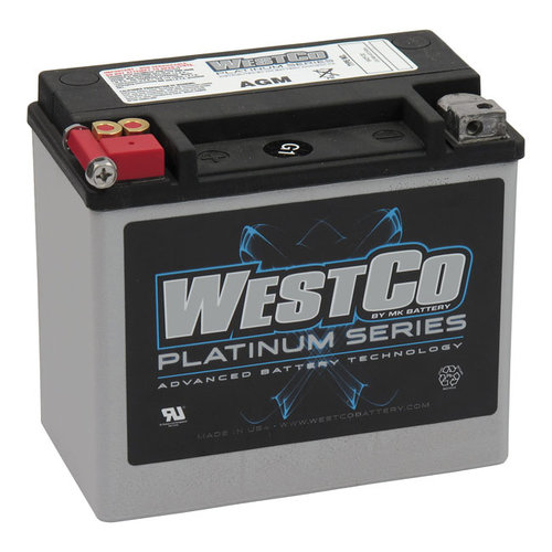 Westco 330CCA AGM Batterie 12V, 18AMP, FXE, FXR, SOFTAIL, XL